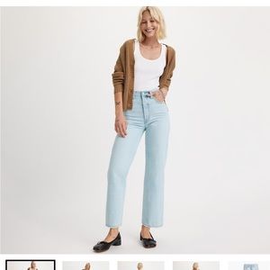 Levi's Ribcage Straight Ankle Jean-- Light Wash (31 x 27)